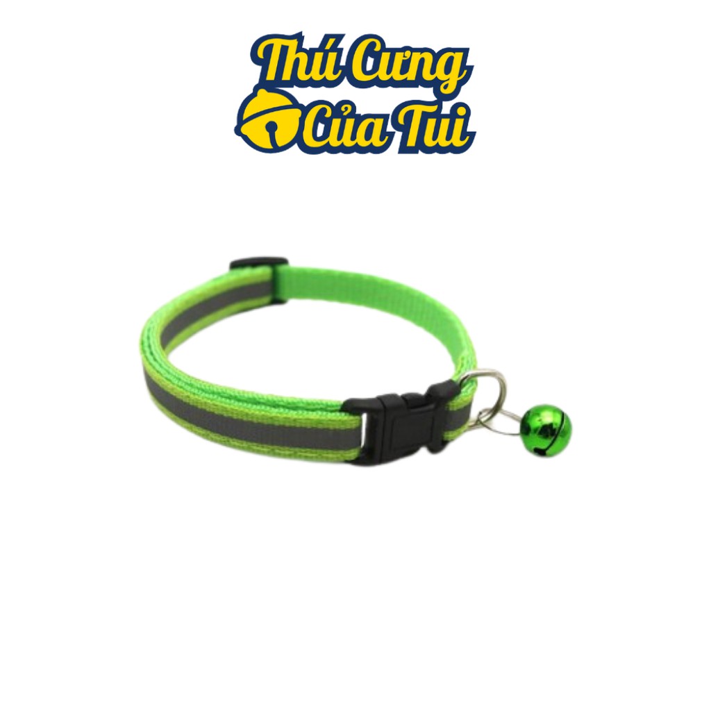 Vòng Cổ Dạ Quang Cho Chó Mèo Dưới 5kg - Thú Cưng Của Tui