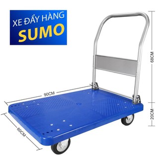 [HÀNG NHẬP KHẨU] Xe Đẩy Hàng SUMO Nhật Bản trọng tải 150-300kg - Xe Đẩy Gấp Gọn tiện dụng - Xe Kéo Hàng Thông Minh