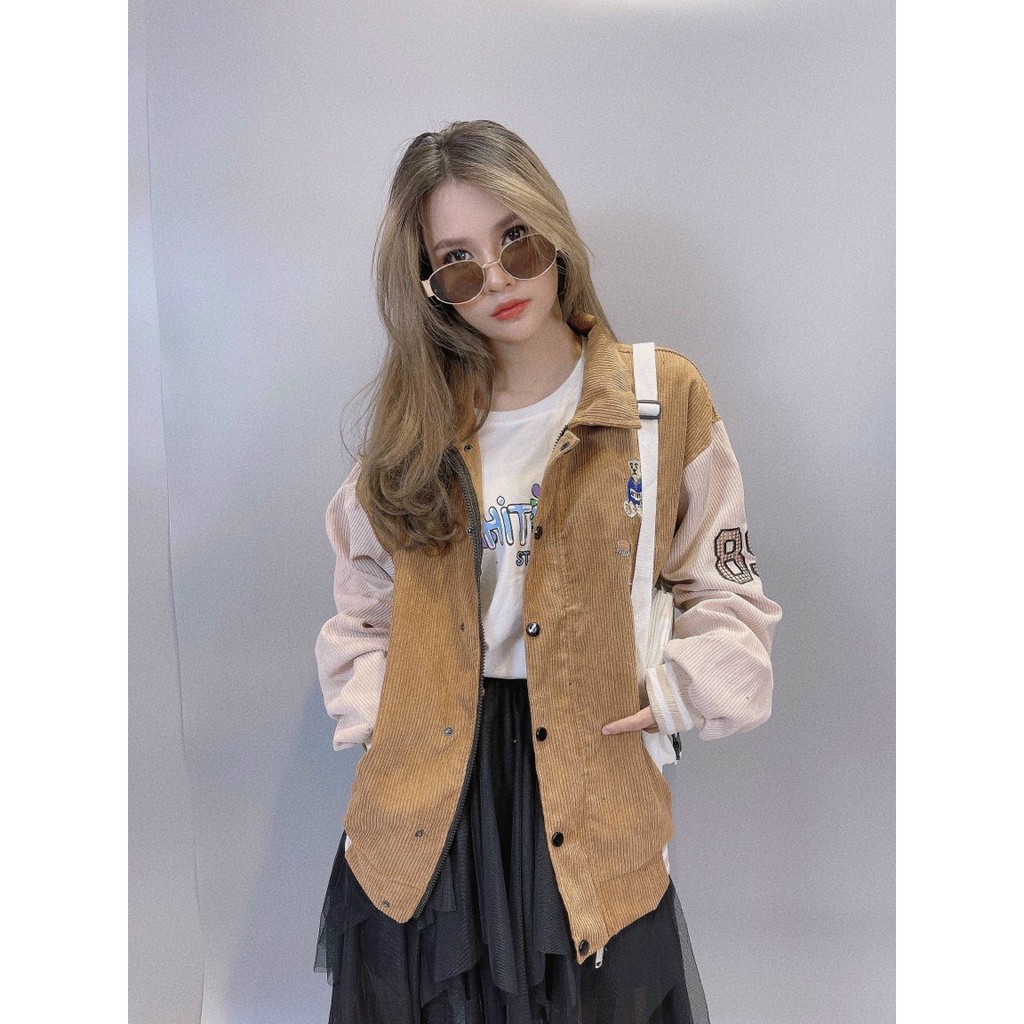 Áo Khoác Bomber Chất Nhung 89- Áo Bomber Nam Nữ Unisex Nhung Siêu Đẹp - GAKNH5 | BigBuy360 - bigbuy360.vn