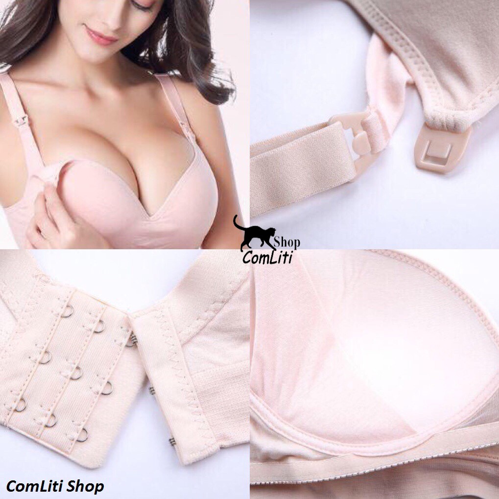 Áo Lót Bầu Áo Cho Con Bú Cotton Mềm Mịn Có Size To [ Liền Mạch ]