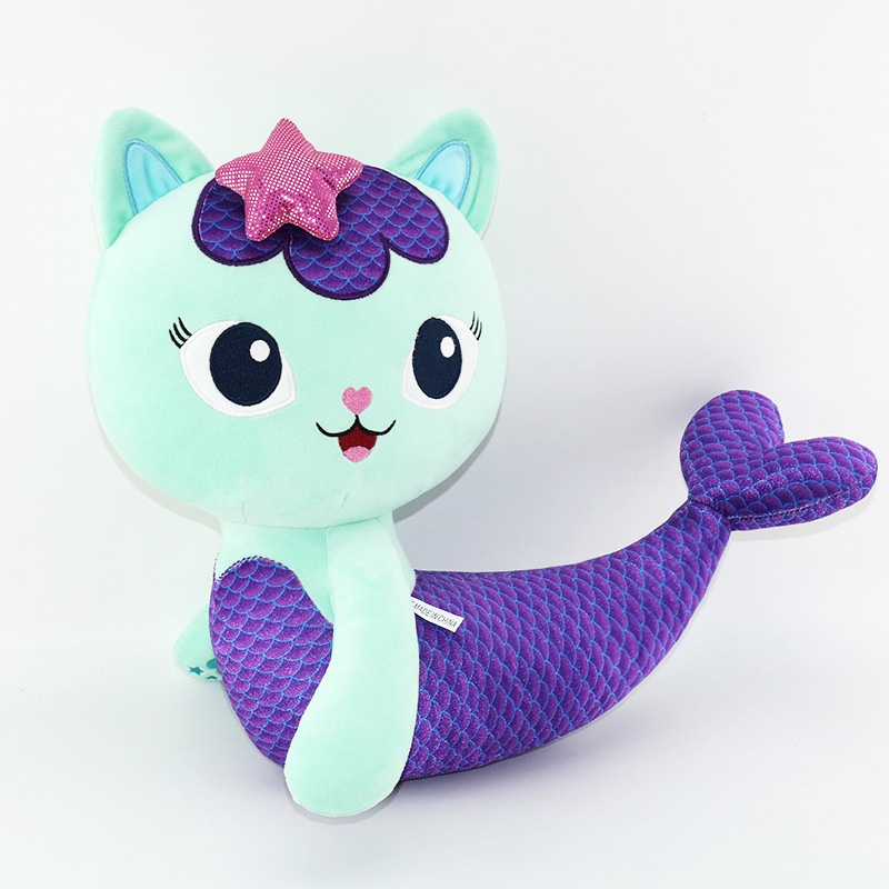 Nàng Tiên Cá Nhồi Bông 25/35cm Trang Trí Nhà Búp Bê