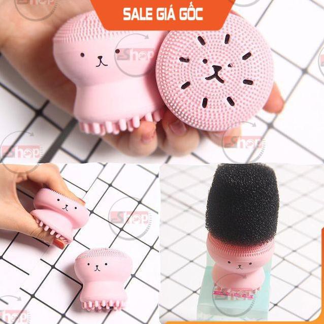 [Hàng Xịn] Cọ Rửa Mặt Massage Tạo Bọt Hình BẠCH TUỘC MY BEAUTY. Cọ Làm Sạch Mặt Hình Bạch Tuộc Dễ Thương, Siêu Tiện Lợi | BigBuy360 - bigbuy360.vn