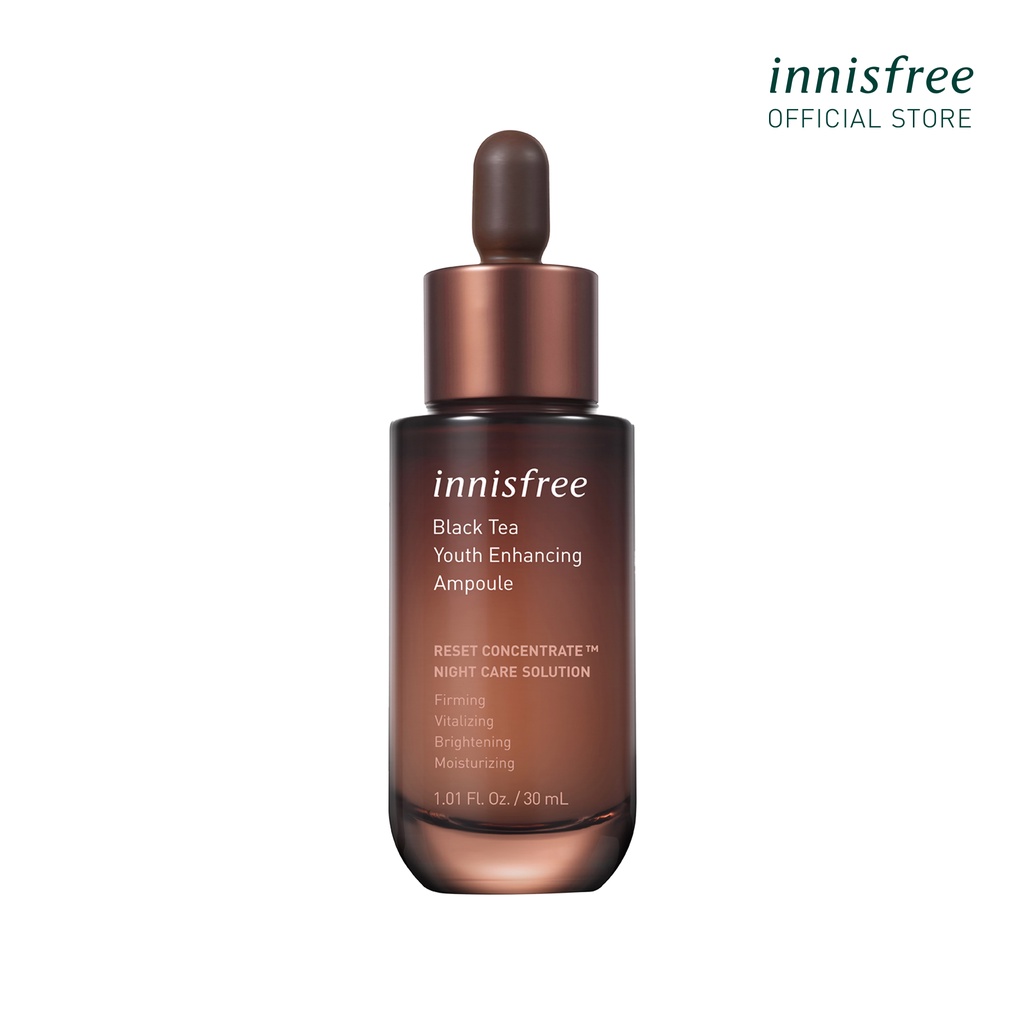 Tinh chất phục hồi da và chống lão hoá trà đen innisfree Black Tea Youth Enhancing Ampoule 30 mL