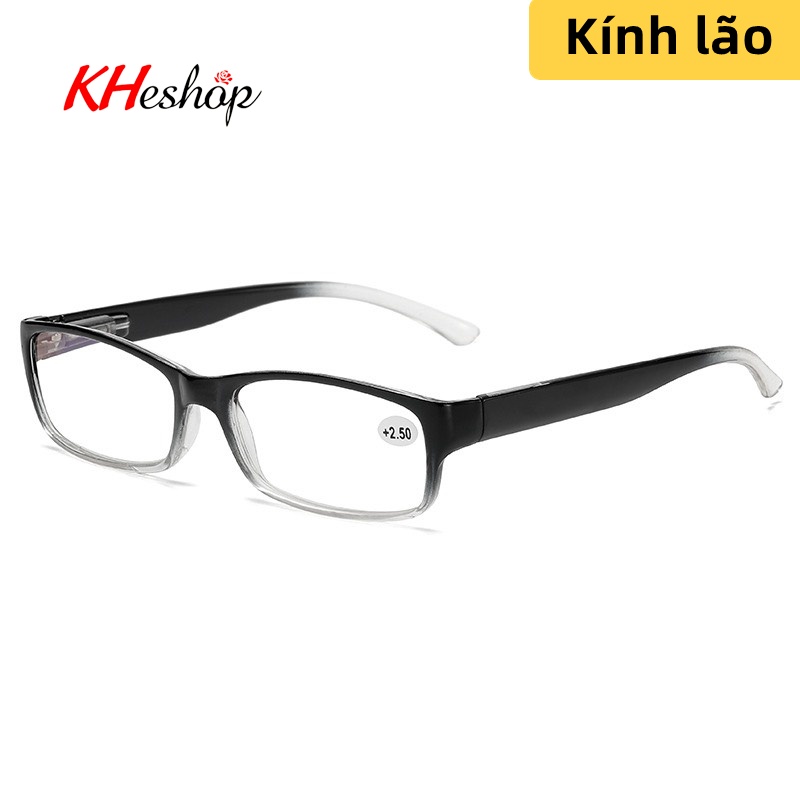 Kính Viễn thị Đọc Sách gọng lò xo, gọng 2 màu siêu đẹp mã Y1019 đủ độ từ 1 đến 4 độ