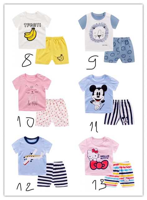 Bộ cotton cho bé