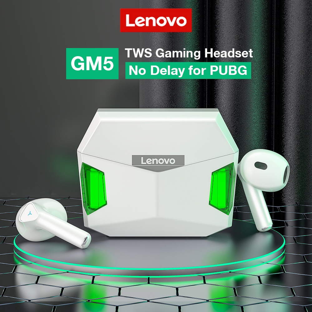 Tai nghe chơi game bluetooth không dây Lenovo GM5 TWS 45MS có mic chất lượng cao