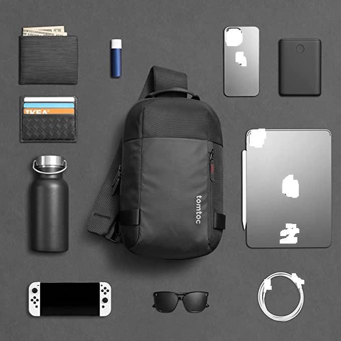 Túi đeo đa năng Tomtoc CroxBody EDC Sling Bag | 11inch - A54 Đen