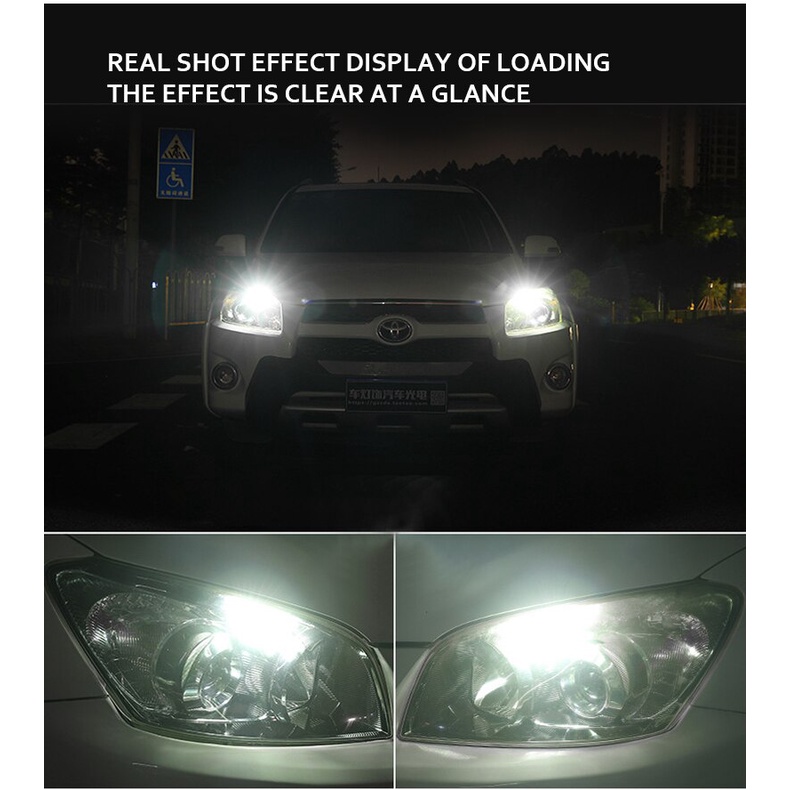 Đèn LED T10 W5W 3030 194 8 SMD 12V Gắn Biển Số Xe Hơi