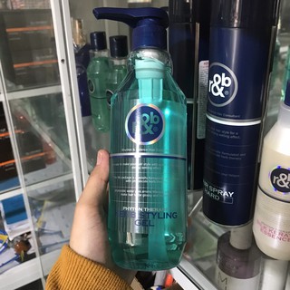 Gel Vuốt Tạo Kiểu Tóc Thảo Dược Nha Đam R&B 450ml (Gel Cứng)