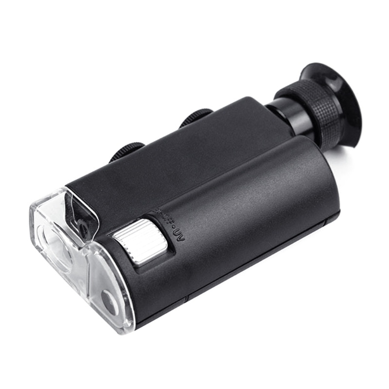Kính hiển vi phóng đại 200X~240X có đèn LED và tay cầm bỏ túi