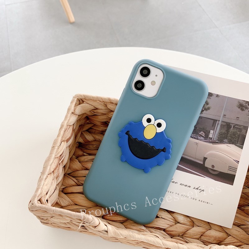 Ốp Điện Thoại TPU Mềm Hình Khủng Long / Sesame Street Cho Samsung J2 J7 Prime A10 M10 A50 A30S A03S M31 A01 A11 M11 A21S A22
