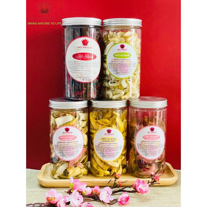 Mứt hoa hồng Đà Lạt giòn cực đã không chất bảo quản -  hủ Pet 500gr | BigBuy360 - bigbuy360.vn