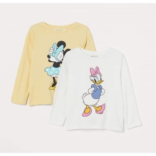 Set áo mickey bé gái