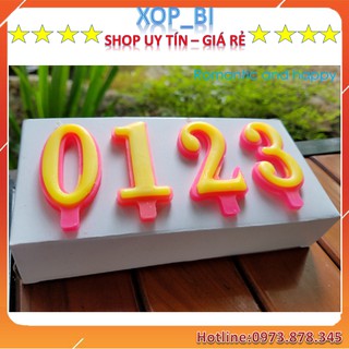 Hộp 20 cây Nến số cắm trang trí bánh sinh nhật (mỗi hộp 1 loại số)