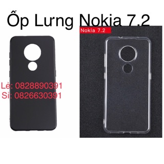 ỐP LƯNG NOKIA 6.2 NOKIA 7.2 DẺO ĐEN, DẺO TRONG SUỐT BẢO VỆ MÁY BỀN ĐẸP (hàng có sẵn)