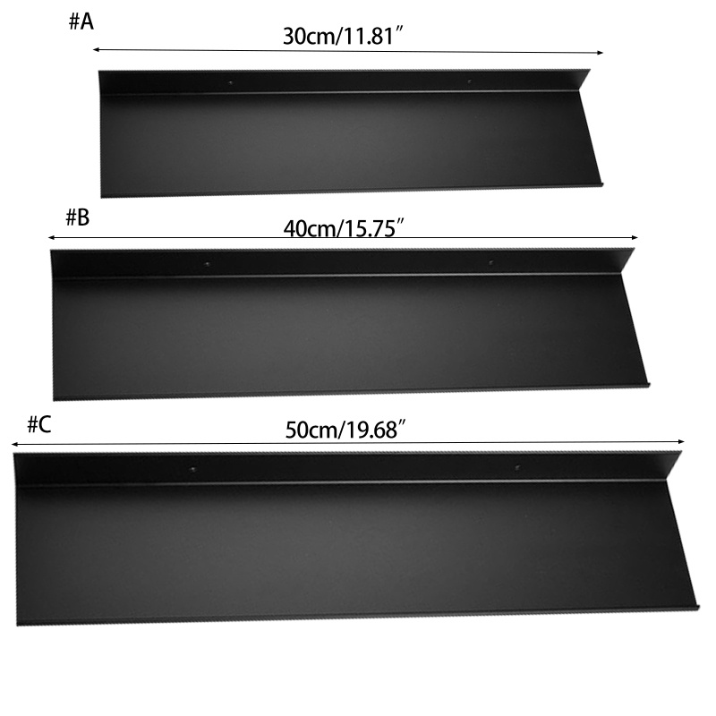 Giá Đỡ Dầu Gội Gắn Tường Bằng Hợp Kim Nhôm Màu Đen Tiện Dụng Cho Phòng Tắm / Nhà Bếp
