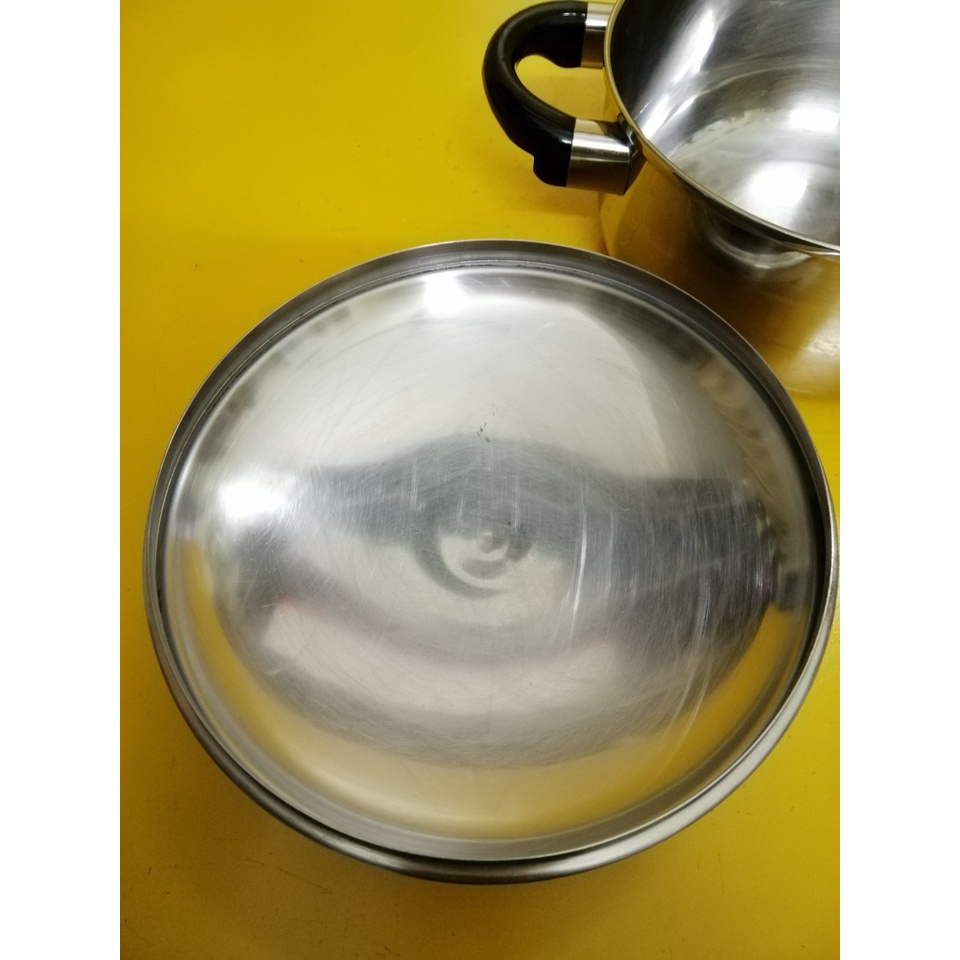 Nồi inox nội địa Nhật (made in Japan), size 20cm, cao 10cm (mã 799), Dùng được bếp từ