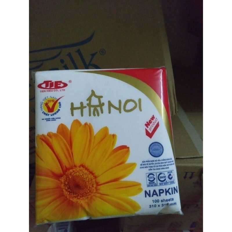 Khăn Giấy Ăn  Hà Nội 310x310mm Gói 100 Tờ