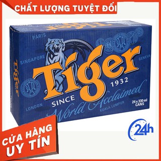 Bia tiger thùng 24 lon 330ml
