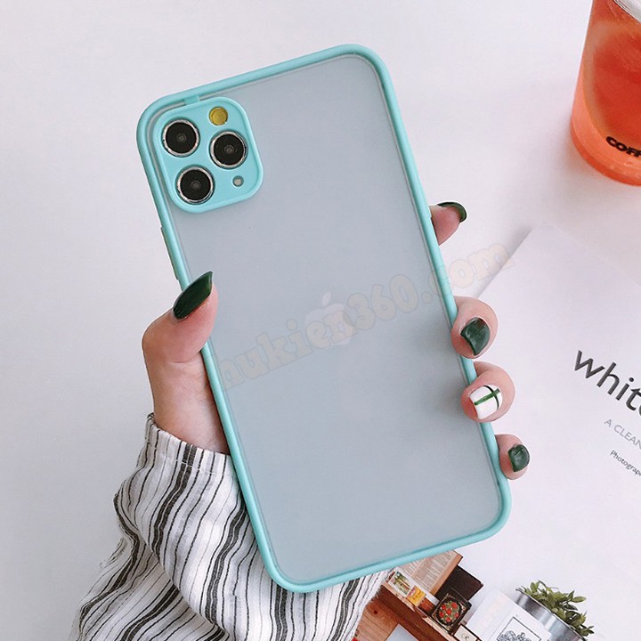 Ốp Lưng iPhone Nhám Chống Vân Tay Bảo Vệ Camera 6,6s,6 plus,6s plus,7,7 plus,8,8 plus,x,xs,xs max,11,11 pro max,12 pro