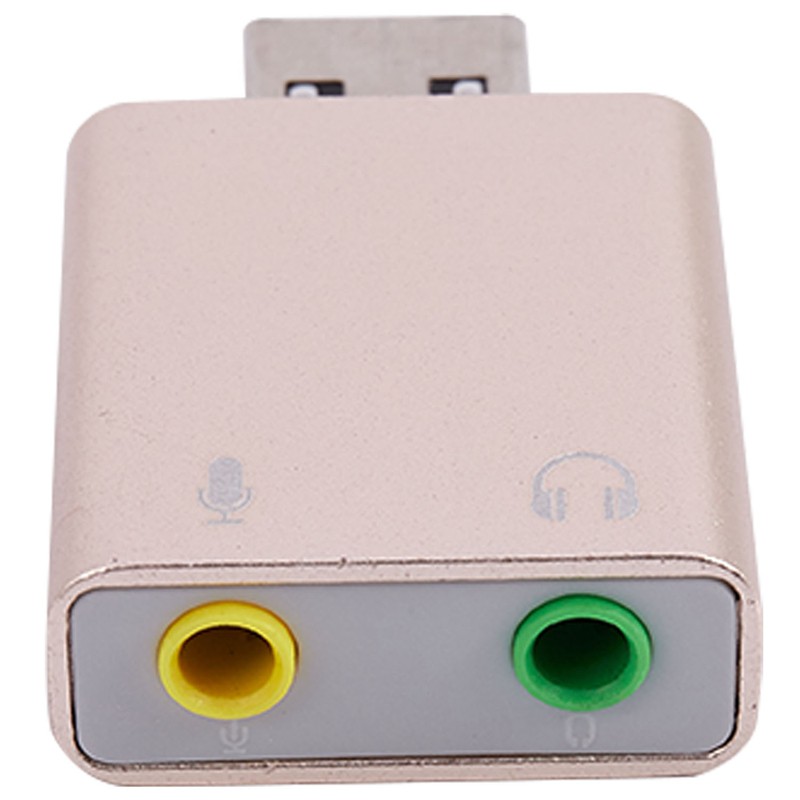 Card Âm Thanh Chuyển Đổi Usb 7.1 Sang Jack 3.5mm Cho Pc / Laptop