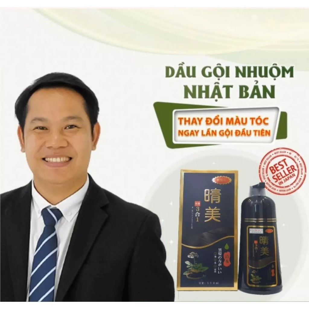 (Hàng Mới Về) KOMI - DẦU GỘI PHỦ BẠC ĐEN TÓC - CHÍNH HÃNG NHẬT BẢN - 500ML