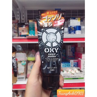 Sữa rửa mặt nam Oxy Deep Wash Nhật Bản 130g