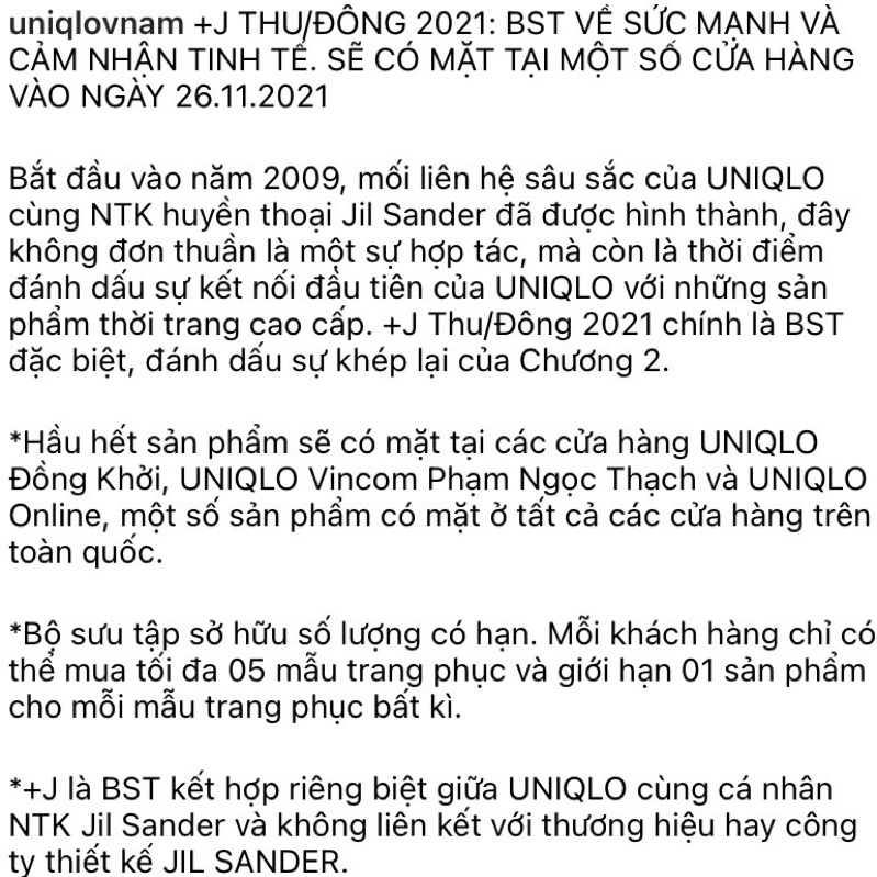 Áo sơmi UNIQLO +J SUPIMA COTTON OVERSIZED STAND COLLAR SHIRT