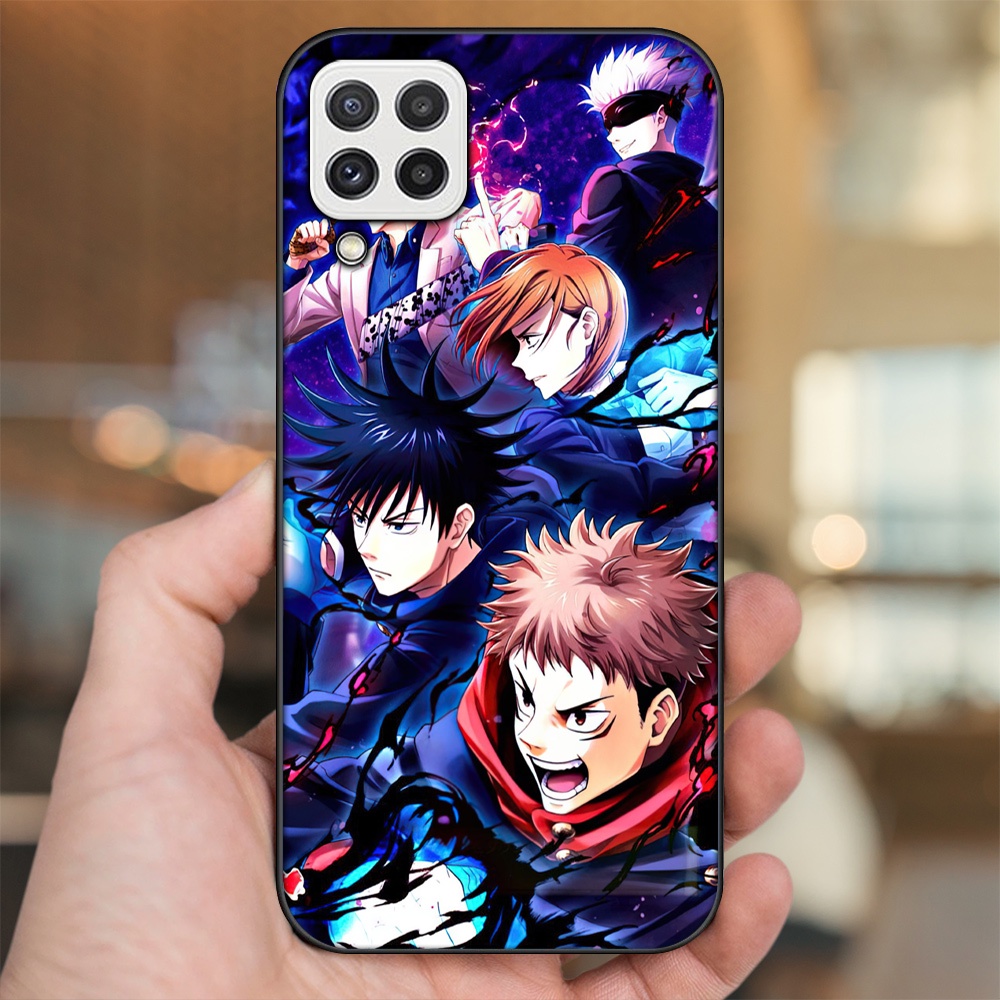 Ốp lưng Samsung A22 4G, A22 5G viền đen in hình Yuji Jujutsu Kaisen