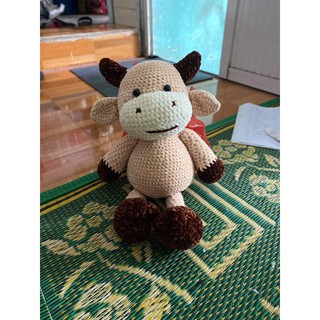 Set len móc thú diy - Trâu