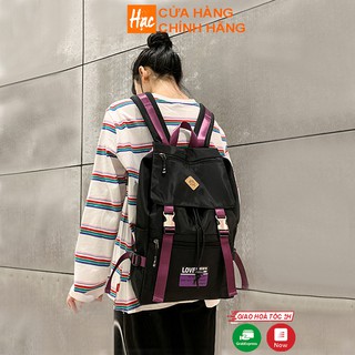 Balo nam ba lô nữ thời trang đi học vải dù mịn chống nước đựng vừa laptop 14 inch BX532L
