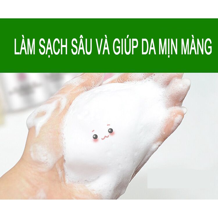 SỮA RỬA MẶT TẠO BỌT BIOAQUA CHIẾT XUẤT NHA ĐAM CÓ ĐẦU CỌ SILICON MASSAGE TẨY TRANG LÀM SẠCH SÂU Nội Địa Trung