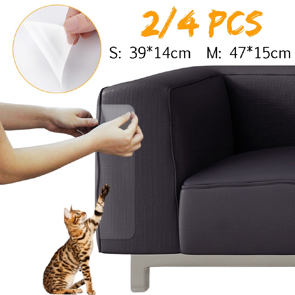 Bộ 2/4 miếng dán chống mèo cào bằng PVC bảo vệ nội thất | BigBuy360 - bigbuy360.vn