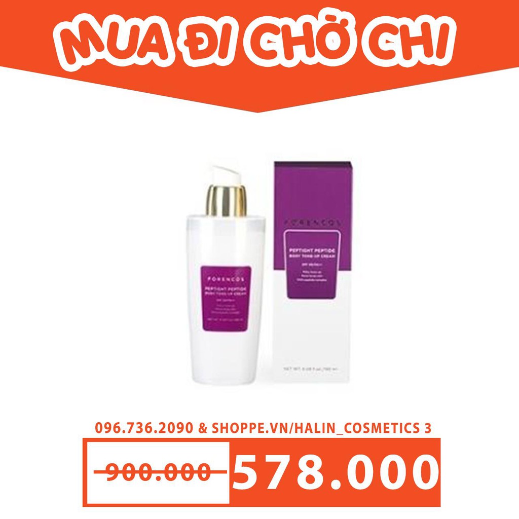 Kem dưỡng thể trắng da, chống nắng 💖FREESHIP💖 Kem dưỡng trắng da Forencos Peptight Peptide Body Tone Up Cream HALIN854