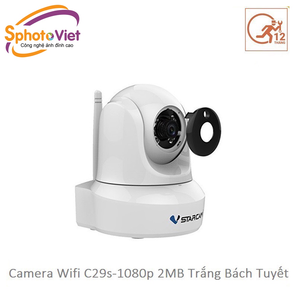 Camera Wifi IP Vstarcam C29s FHD 1080p Trắng