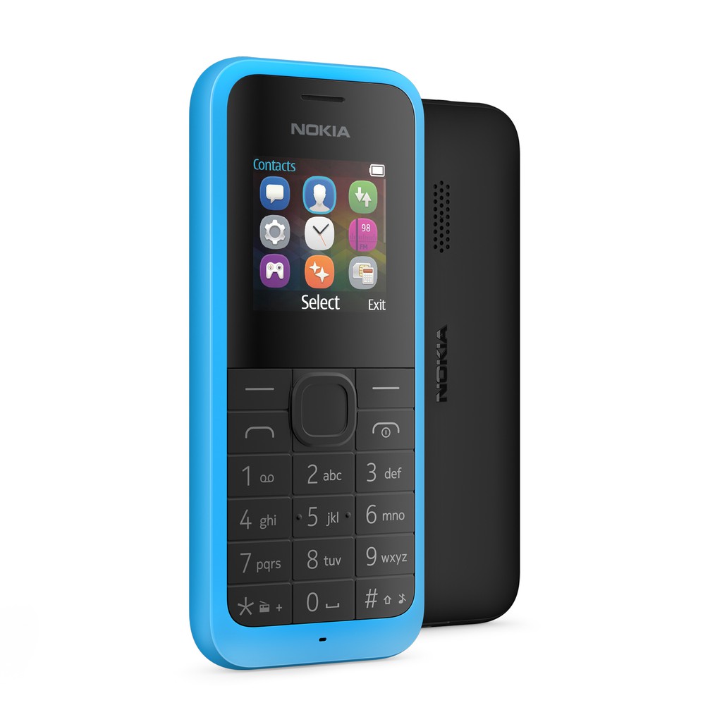 Điện thoại Nokia 105 siêu rẻ - 1 Sim và 2 Sim - Pin sạc đủ - Hàng công ty