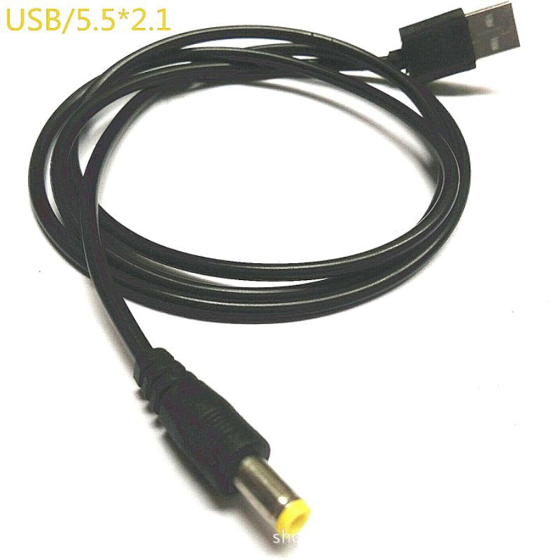 Dây USB cắm sạc pin cấp nguồn cho thiết bị chân DC 2.5x0.7 3.5x1.35 4.0x1.7 5.5x2.1