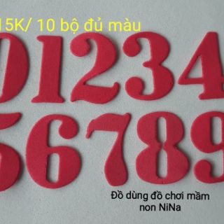 BỘ SỐ ( TỪ SỐ 1 ĐẾN SỐ 10 )