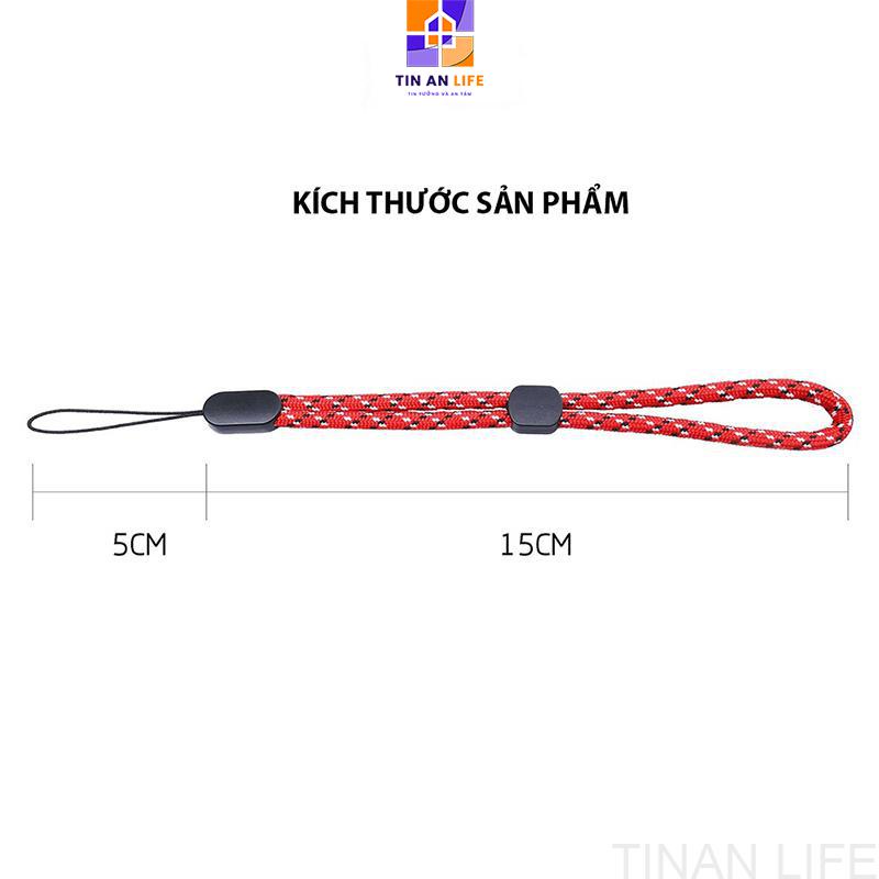 Dây Đeo Cổ Tay Cho Điện Thoại, Máy Ảnh, Bóp Ví, Chìa Khóa, Chống Rơi, Chống Mất