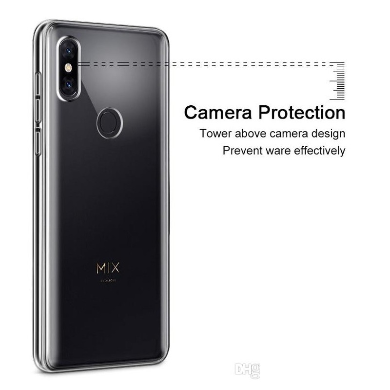 Ốp lưng dẻo silicon cho Xiaomi Mi Mix 3 hiệu Ultra thin  - Hàng chính hãng