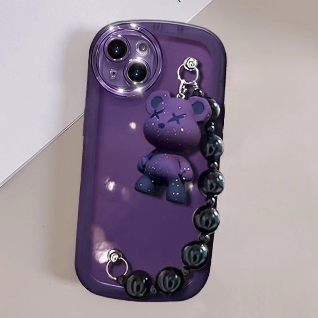 Thời Trang Ốp Điện Thoại tpu Hình Gấu kaws 3d Cho iphone 15promax 15 15pro 14 14 pro 14 plus 14 pro max 13 pro max 12 pro max 11 pro max xs max xr x xs 7 8 Cộng Với