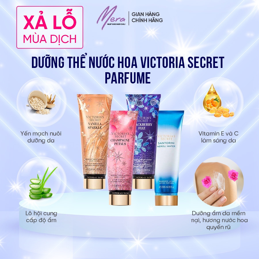 Dưỡng thể nước hoa Victoria Secret parfume body lotion