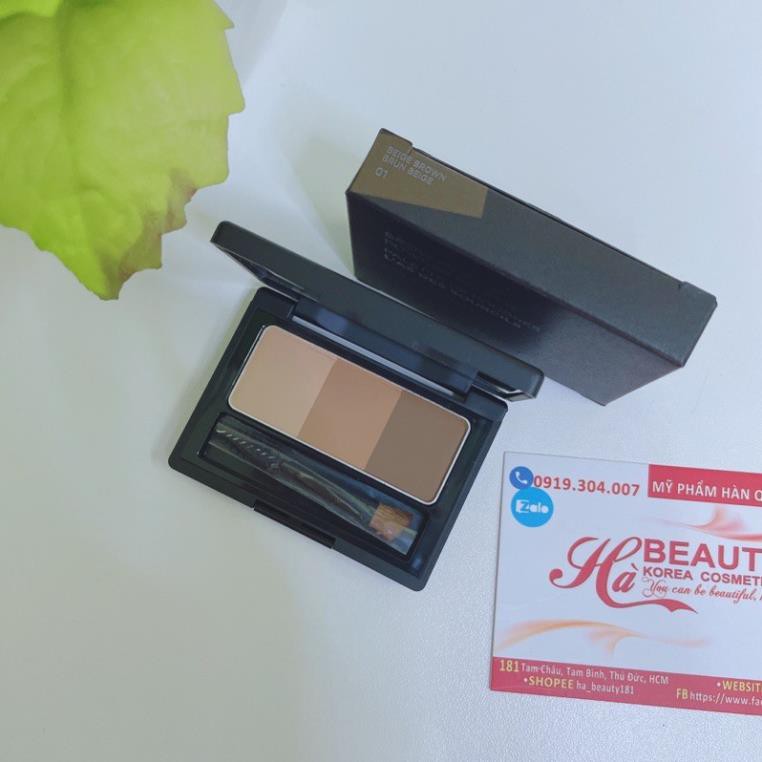 (THE FACE SHOP_Auth)Bột kẻ mày 3 Màu BROW MASTER Powder Palette TFSN20