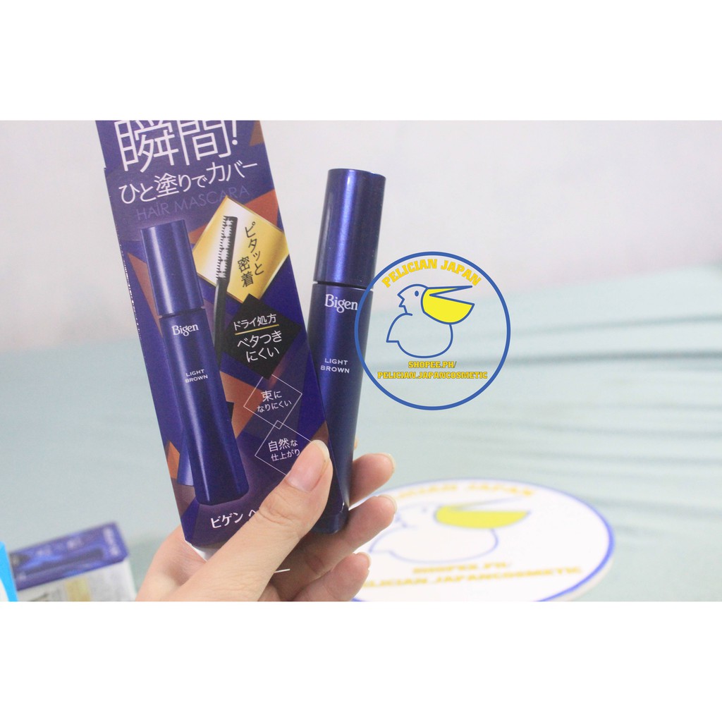 Nhuộm tóc bạc tạm thời Bigen Hair Mascara Nhật 15ml