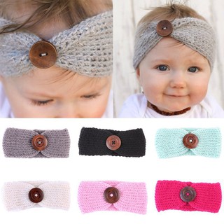 Băng đô turban len cho bé gái