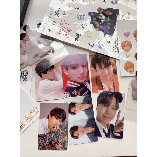 CARD BTS Official Jongkook, Jimin, J-Hope, RM, V Version Tear LoveYourself