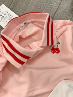 Váy bé gái đuôi cá thêu cherry