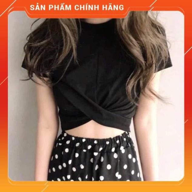 Áo Croptop Xoắn Bụng Cá Tính D&N ( Áo Thun Croptop Dễ Thương) cho bạn thêm xinh đẹp và tự tin dạo phố