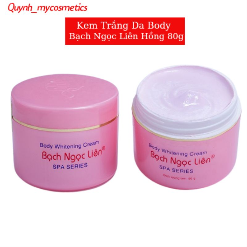 Kem dưỡng trắng da body Bạch Ngọc Liên Hồng 80g