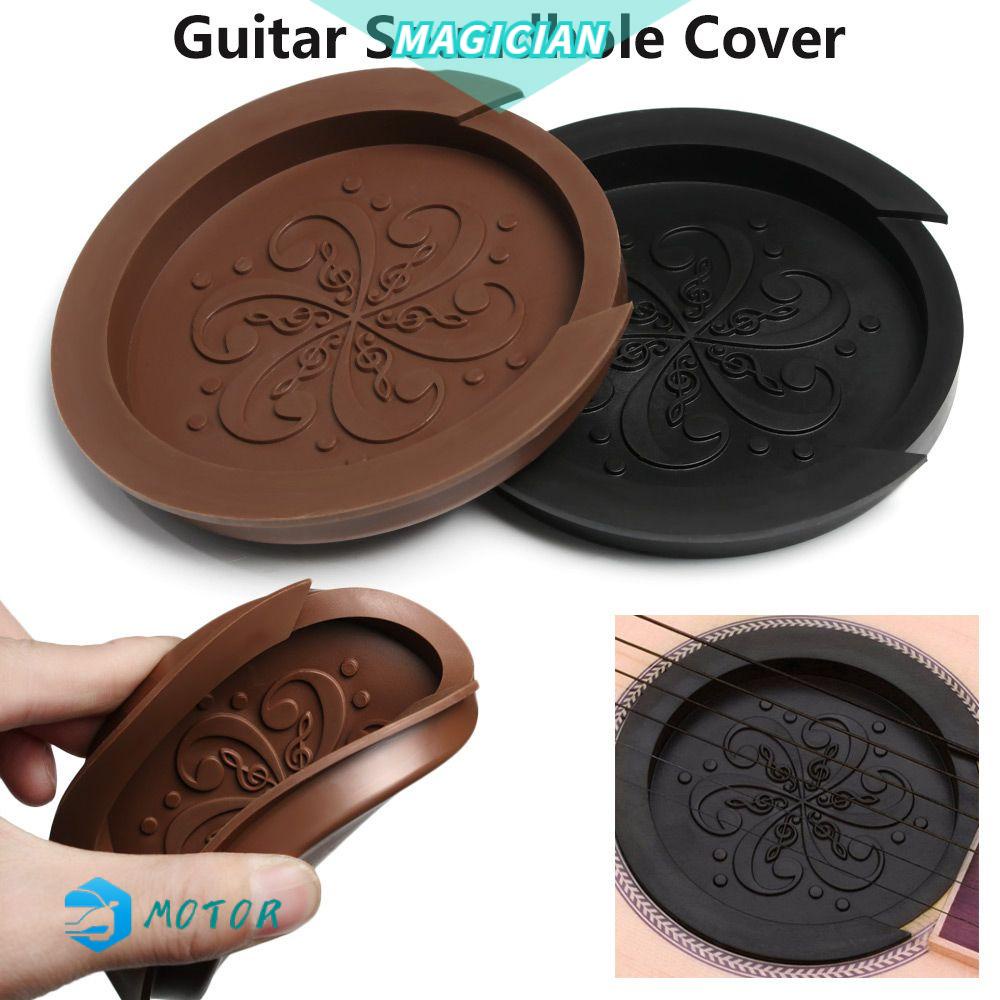Nắp Silicon Chặn Lỗ Âm Thanh Chống Bụi Nhiều Màu Sắc Cho Đàn Guitar Acoustic